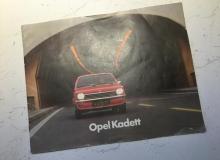 Broschoure Opel Kadett C 1975 16 pages norwegean pricelist