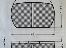 Volkswagen 1200 1300 1302 1303 111698151B 111698151D  Karman 180161 80063 36086 FDB103 MDB1080 GDB591