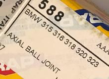 BMW E21  32111116709, FR588, 05ES3043 14 x 1,5    14 x 1,5 (L=273mm)