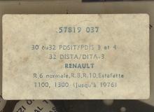 Renault R4 R6 R8 R10 Solex 30/32PDSIT 7701201103