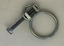 Double Wire Screw Hose Clamp - 15-18 mm - Zinc Plated Steel