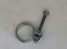 Double Wire Screw Hose Clamp - 12,5-15 mm - Zinc Plated Steel
