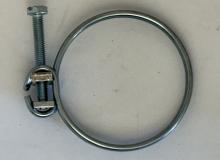 Double Wire Screw Hose Clamp - 38,5-43 mm - Zinc Plated Steel
