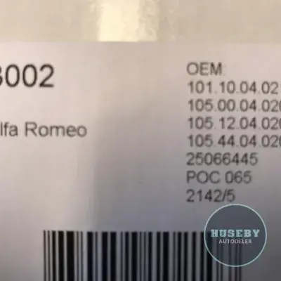 Fuel Pump Alfa Romeo 75 Giulia Giulietta Spider 1,6 - 2,0 101100402100 105000402000 10500120200 0 105000402000