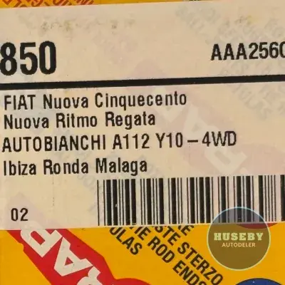 Autobianchi A112 '82 Fiat Cinquecento '91	Lancia Y10 5960036, 7669756, FR850