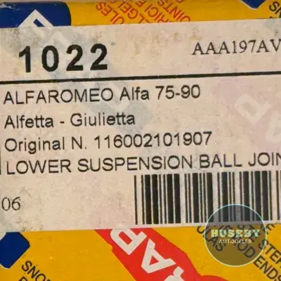 Alfa Romeo 116 75 90 Alfetta Giulietta GTV 116002101907, 60521236, FR1022