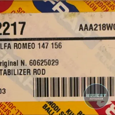 Alfa Romeo 147 156 GT 60625029 & 46843389, FR2217
