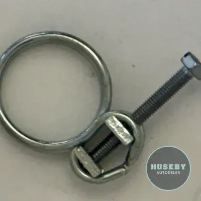 Double Wire Screw Hose Clamp - 15-18 mm - Zinc Plated Steel
