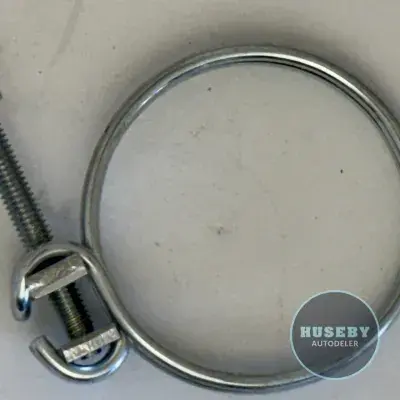 Double Wire Screw Hose Clamp - 33,5-37 mm - Zinc Plated Steel
