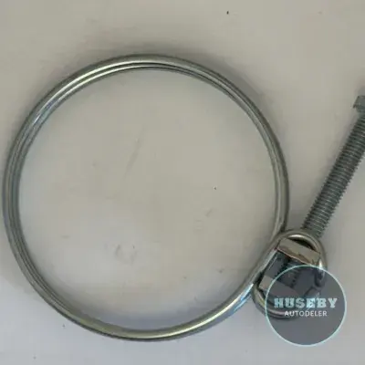 Double Wire Screw Hose Clamp - 46,5-53 mm - Zinc Plated Steel