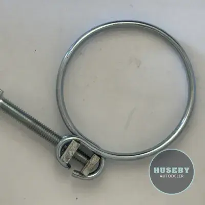 Double Wire Screw Hose Clamp - 41-46 mm - Zinc Plated Steel
