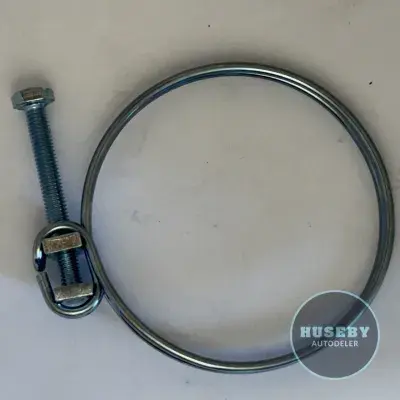 Double Wire Screw Hose Clamp - 68,5-76 mm - Zinc Plated Steel