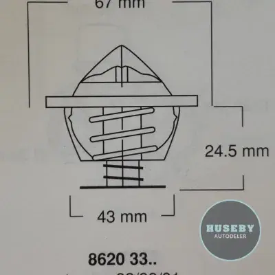 Volvo 260 760 PRV 208583, 2738404 32734804 8620-3388