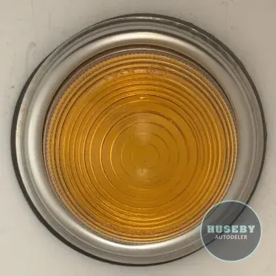 Indicator light with plastic lens yellow 933AP