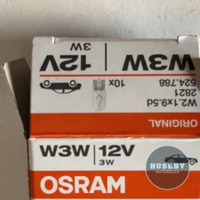 12 V 3 W base W2.1x9.5d Osram 2821, 2098300